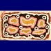 Aboriginal Art Canvas - Dinny Smith-Size:34cmx60cm - H
